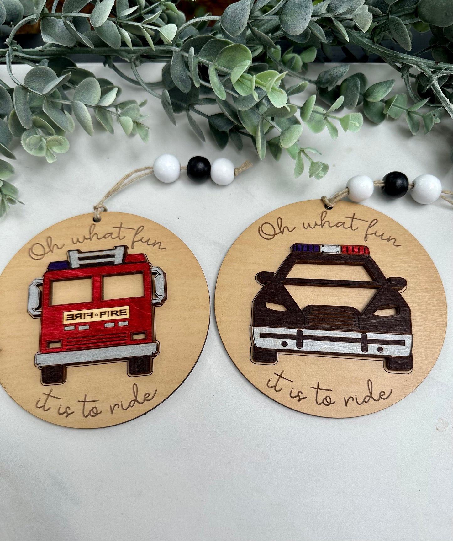 Oh! What Fun Vehicle Ornament