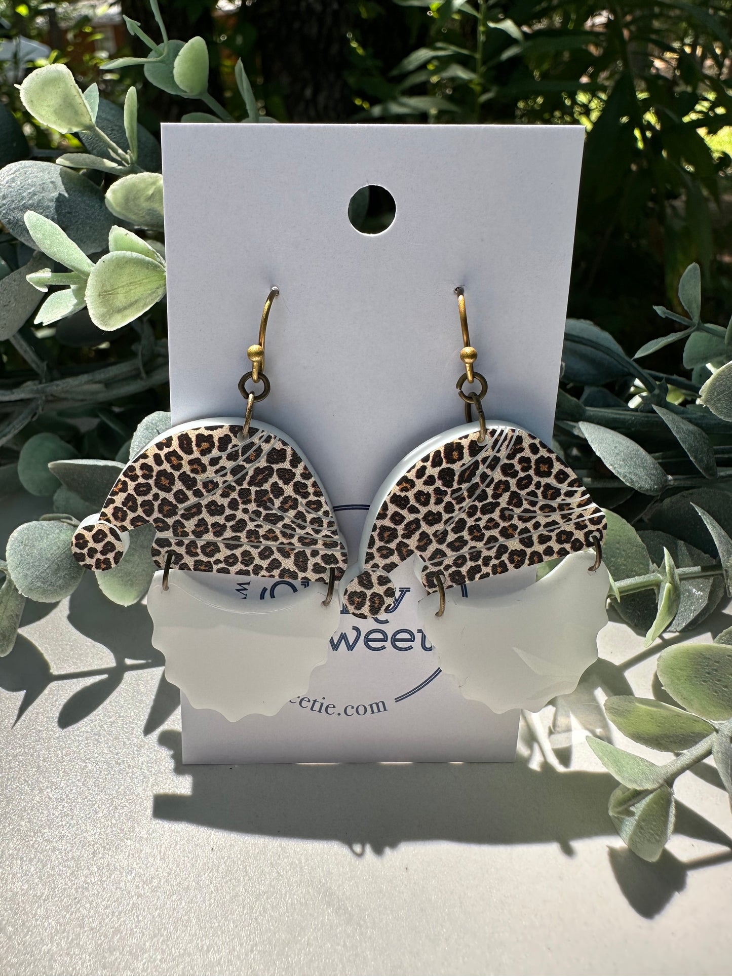 Santa in Hat Earrings