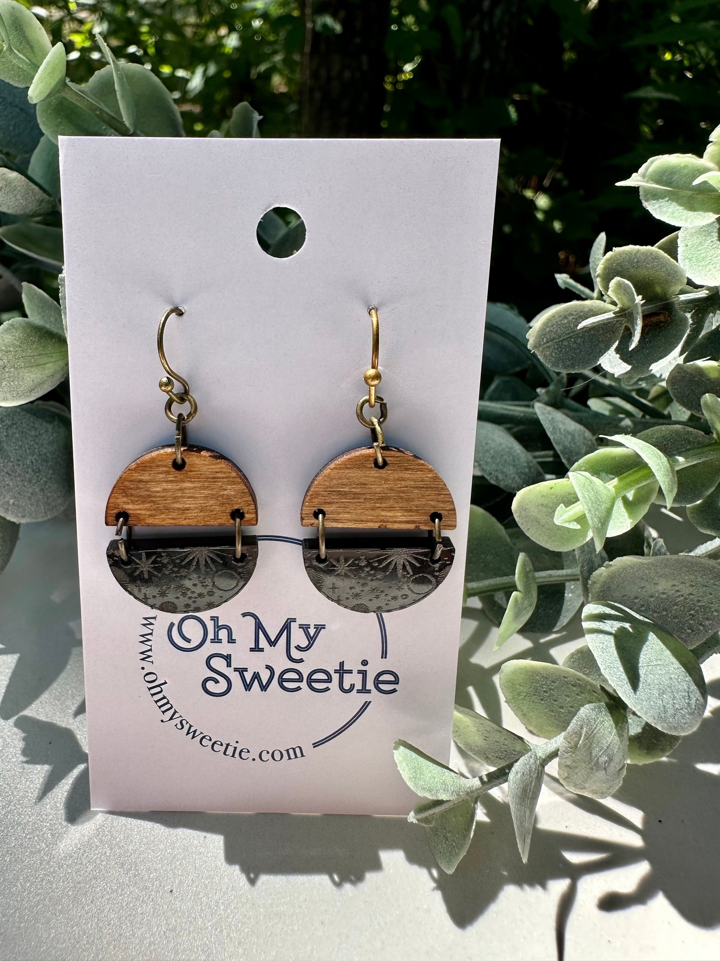 Astrology Small Split-Circle Earrings