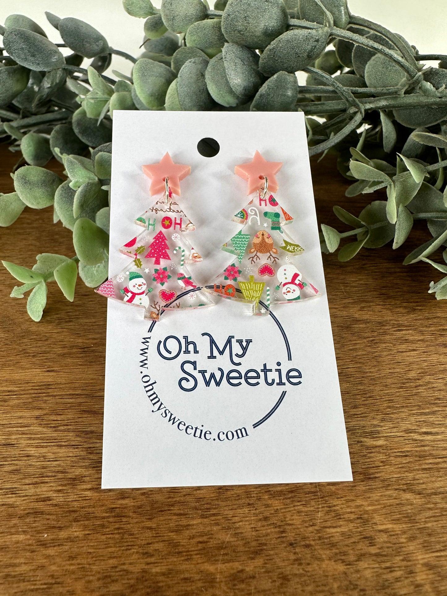 Christmas Tree Earrings - Christmas Treats