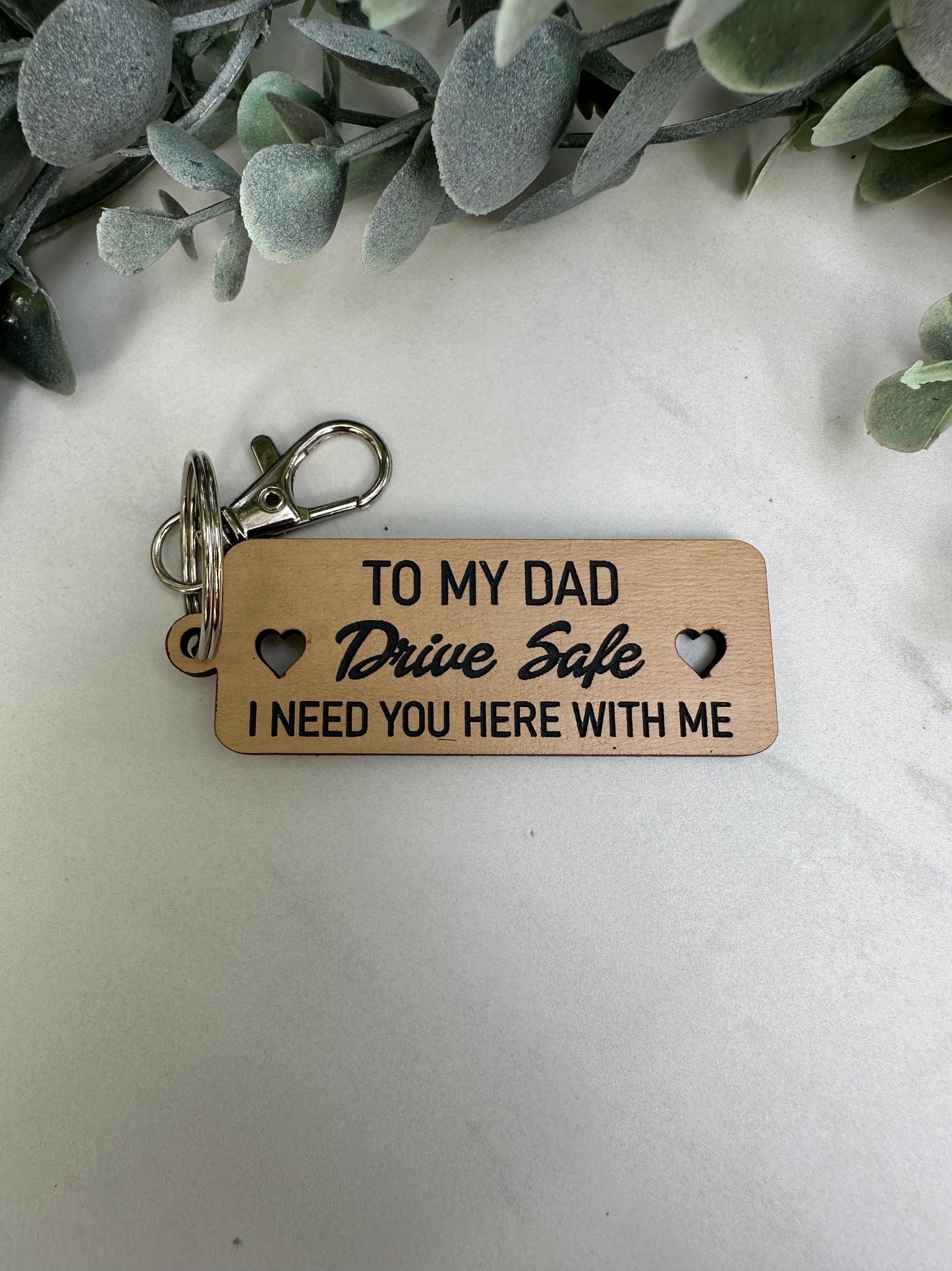 Custom Drive Safe Keychain
