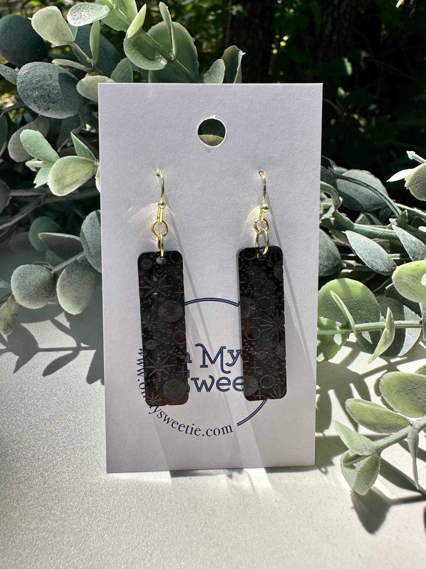 Astrology Rectangle Earrings