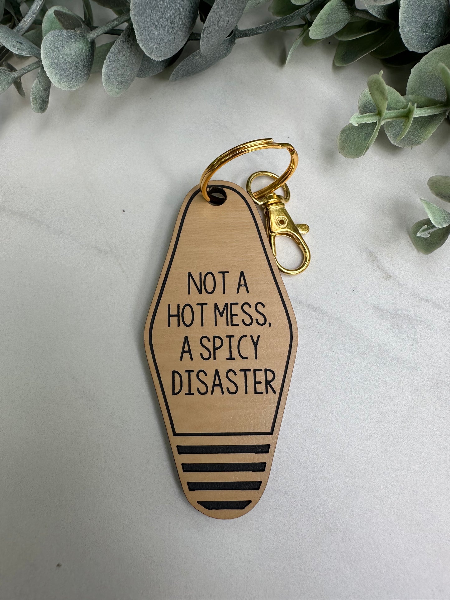 Spicy Disaster Keychain