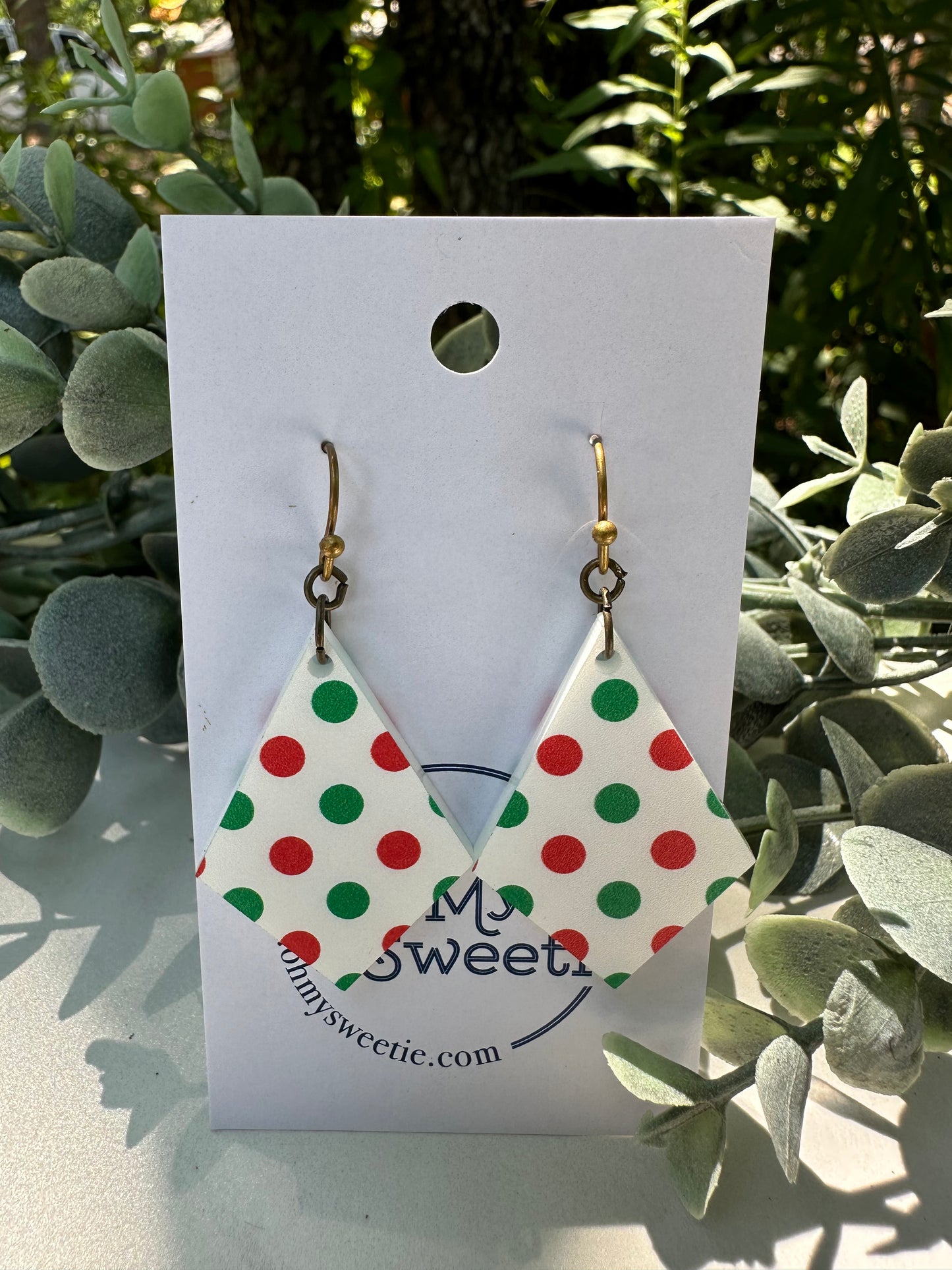 Holiday Dots Diamond Earrings