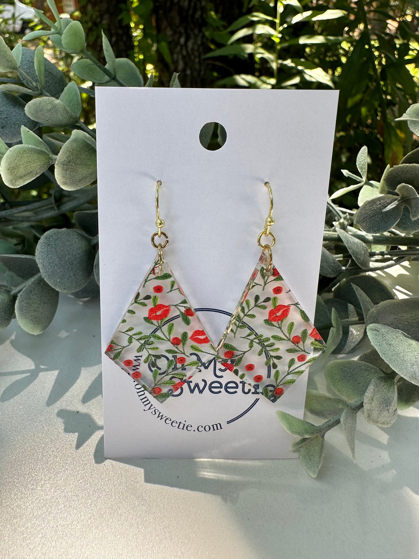 Mistletoe Kiss Diamond Earrings