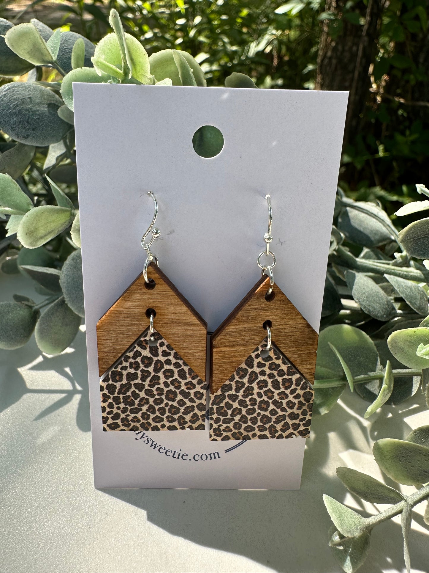 Leopard Arrow Earrings