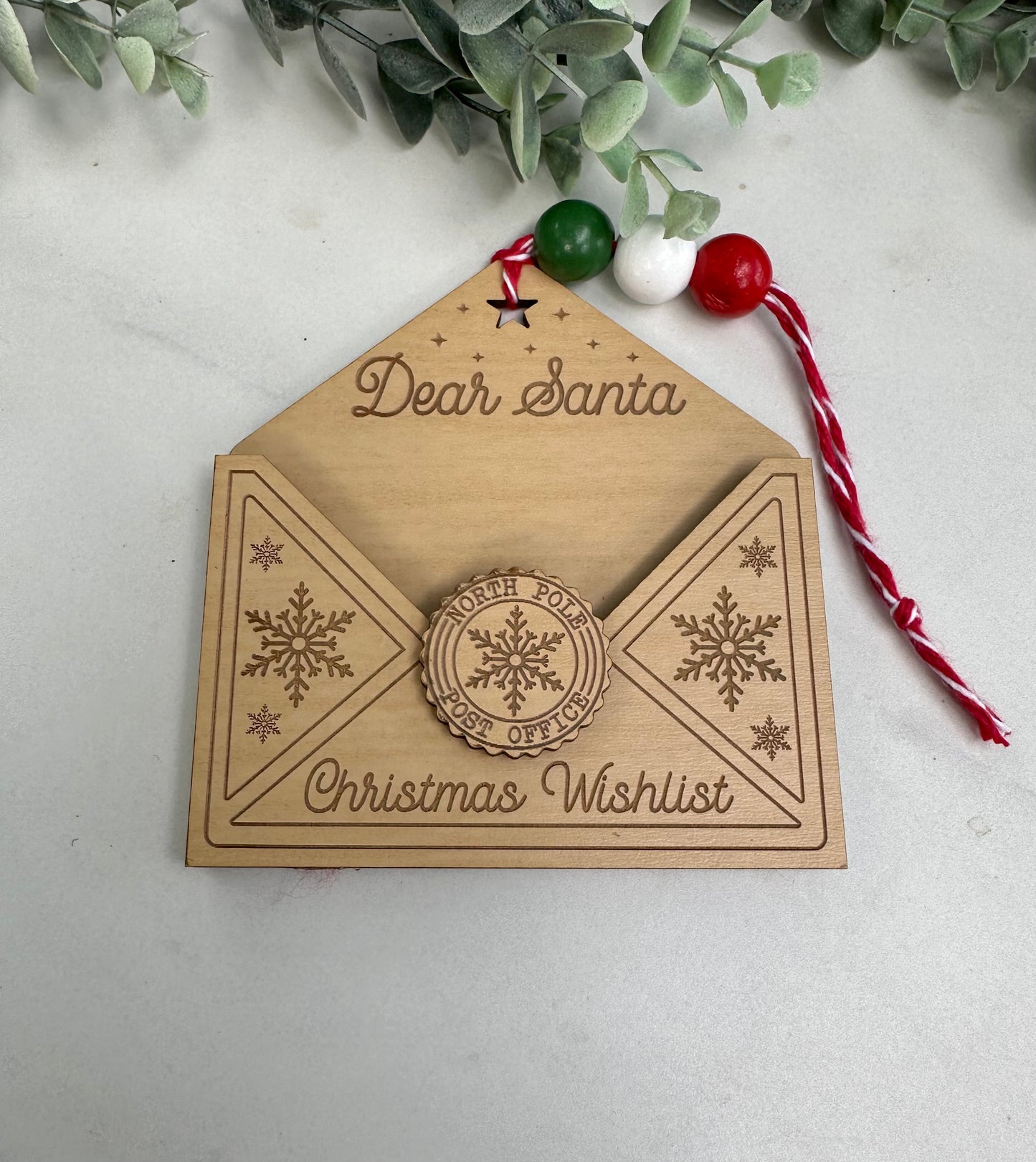 Santa Letter Ornament