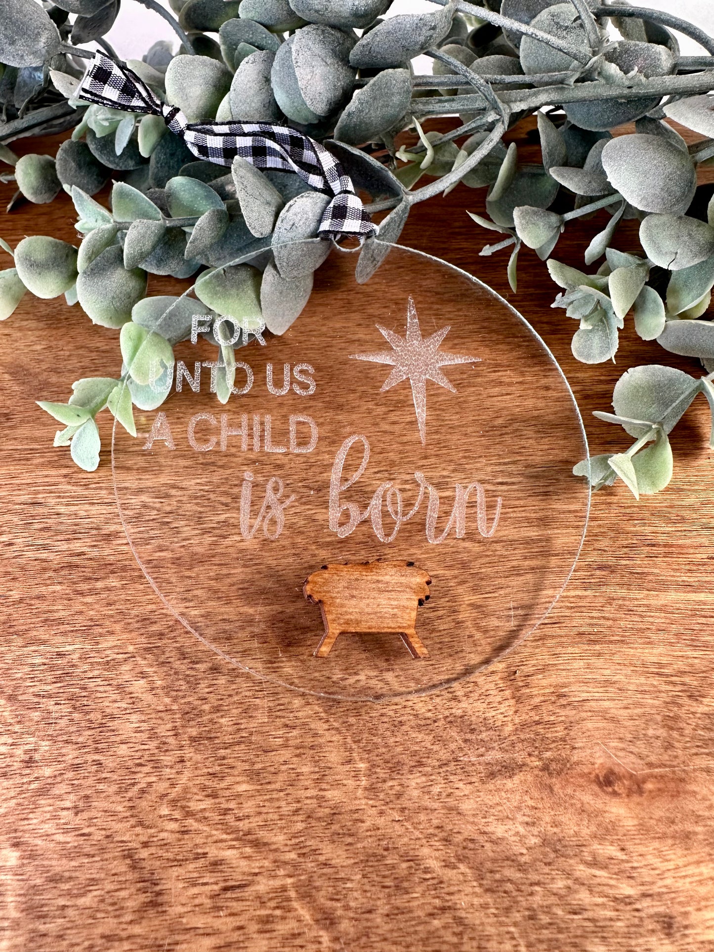 "...a Child is Born" Ornament