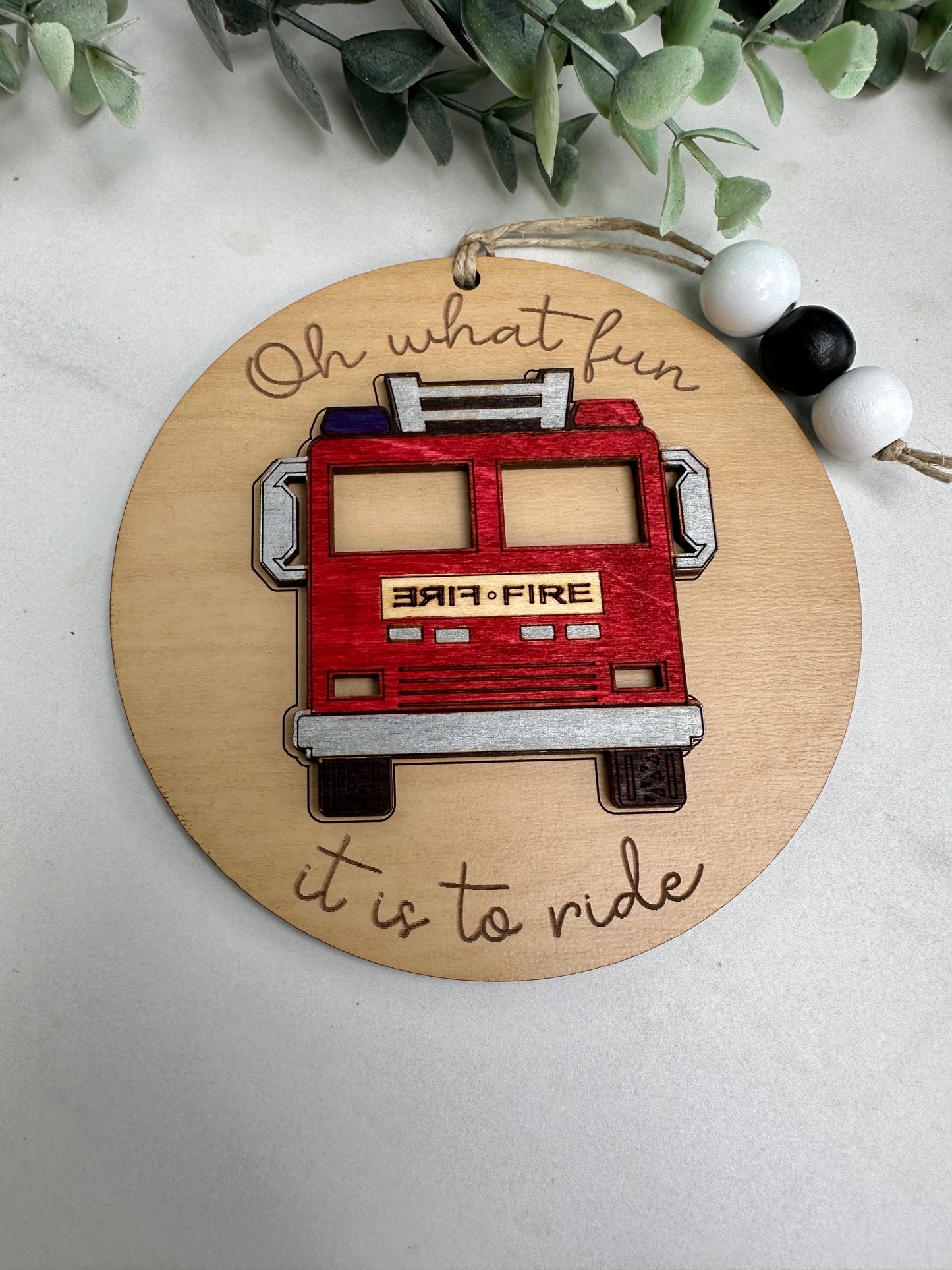 Oh! What Fun Vehicle Ornament