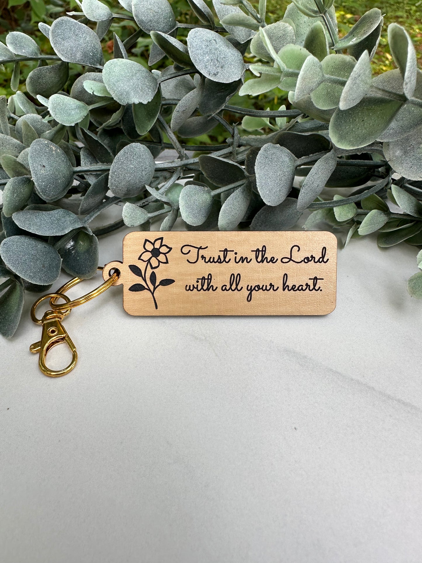 Trust in the Lord Keychain