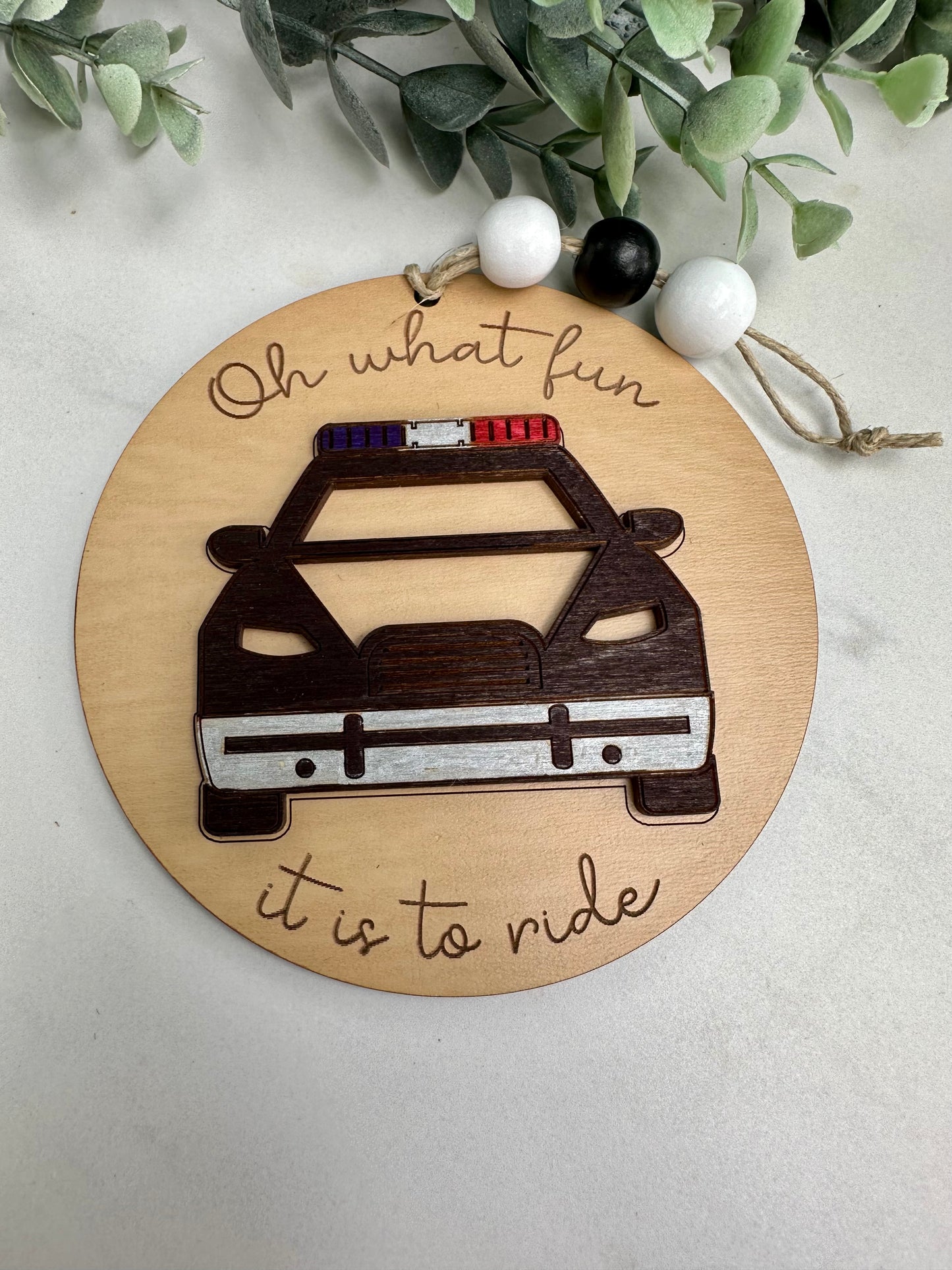 Oh! What Fun Vehicle Ornament