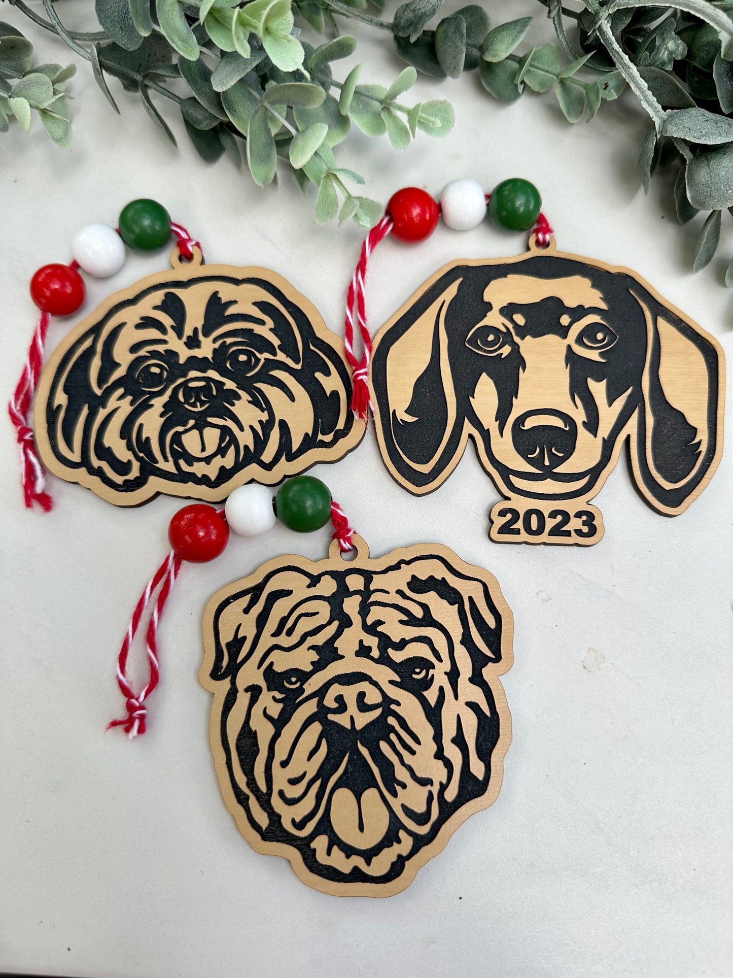 Dog Breed Personalized Ornament