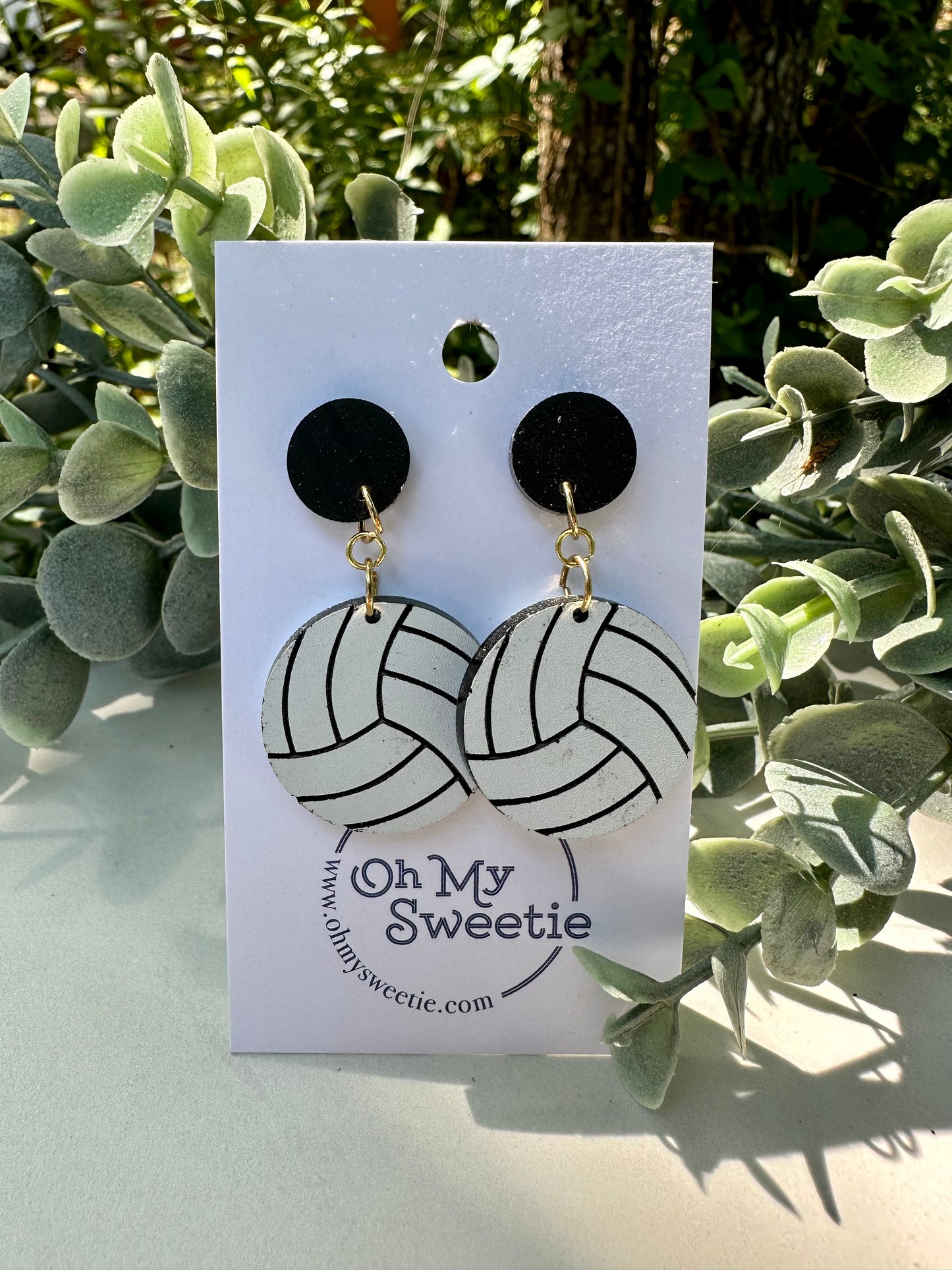 Volleyball Dangle Earrings
