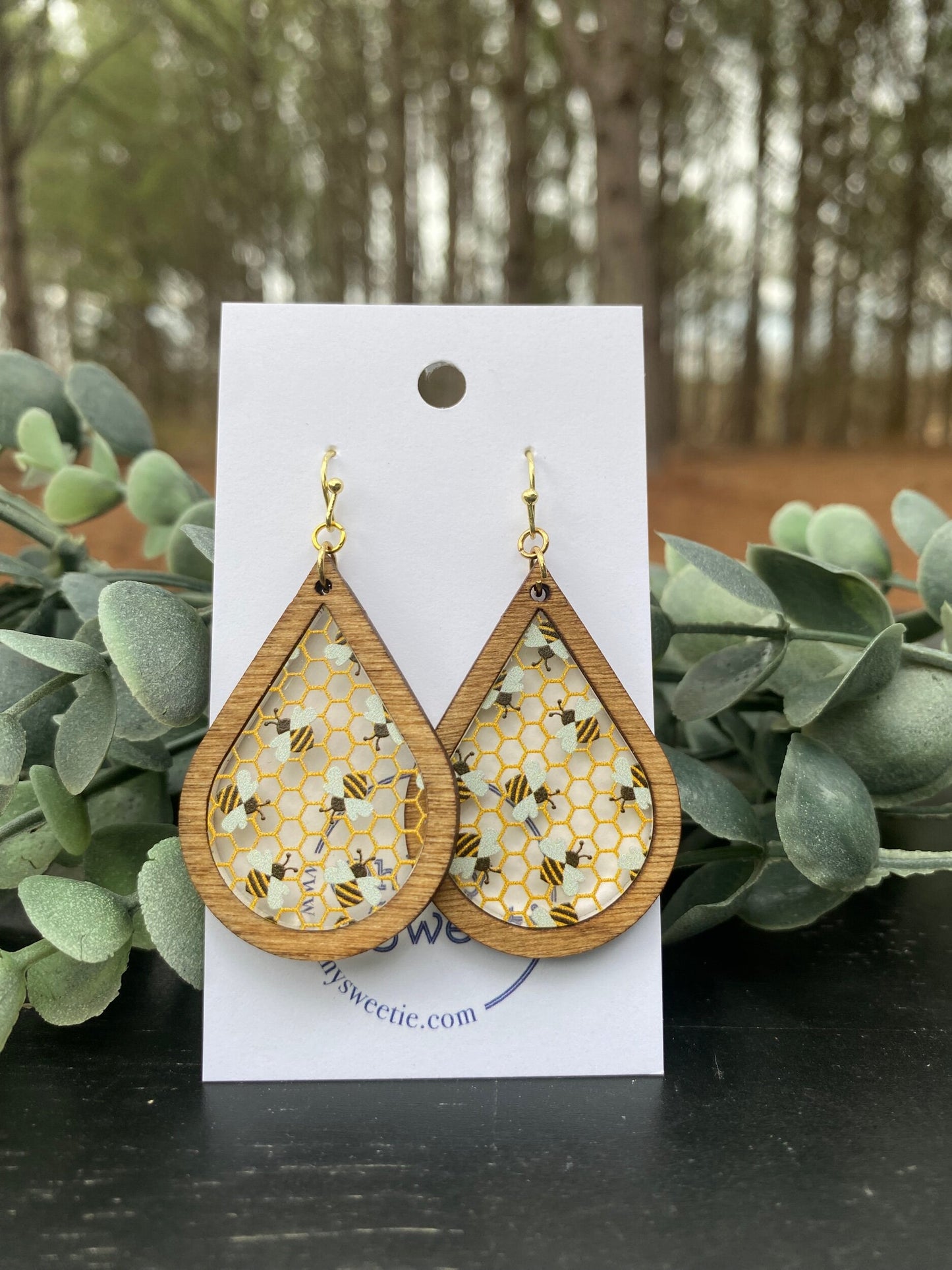 Bee-utiful Teardrop Earrings