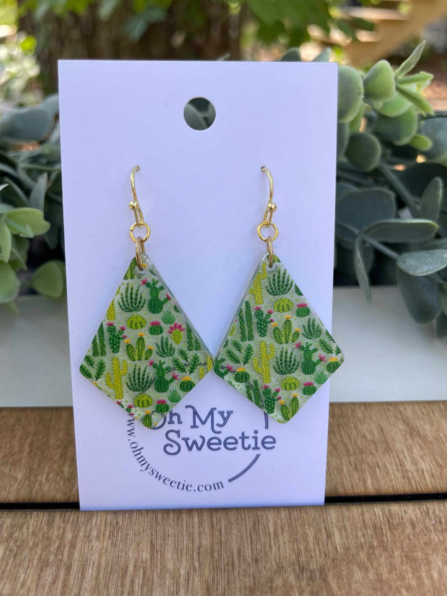 Cacti Diamond Earrings