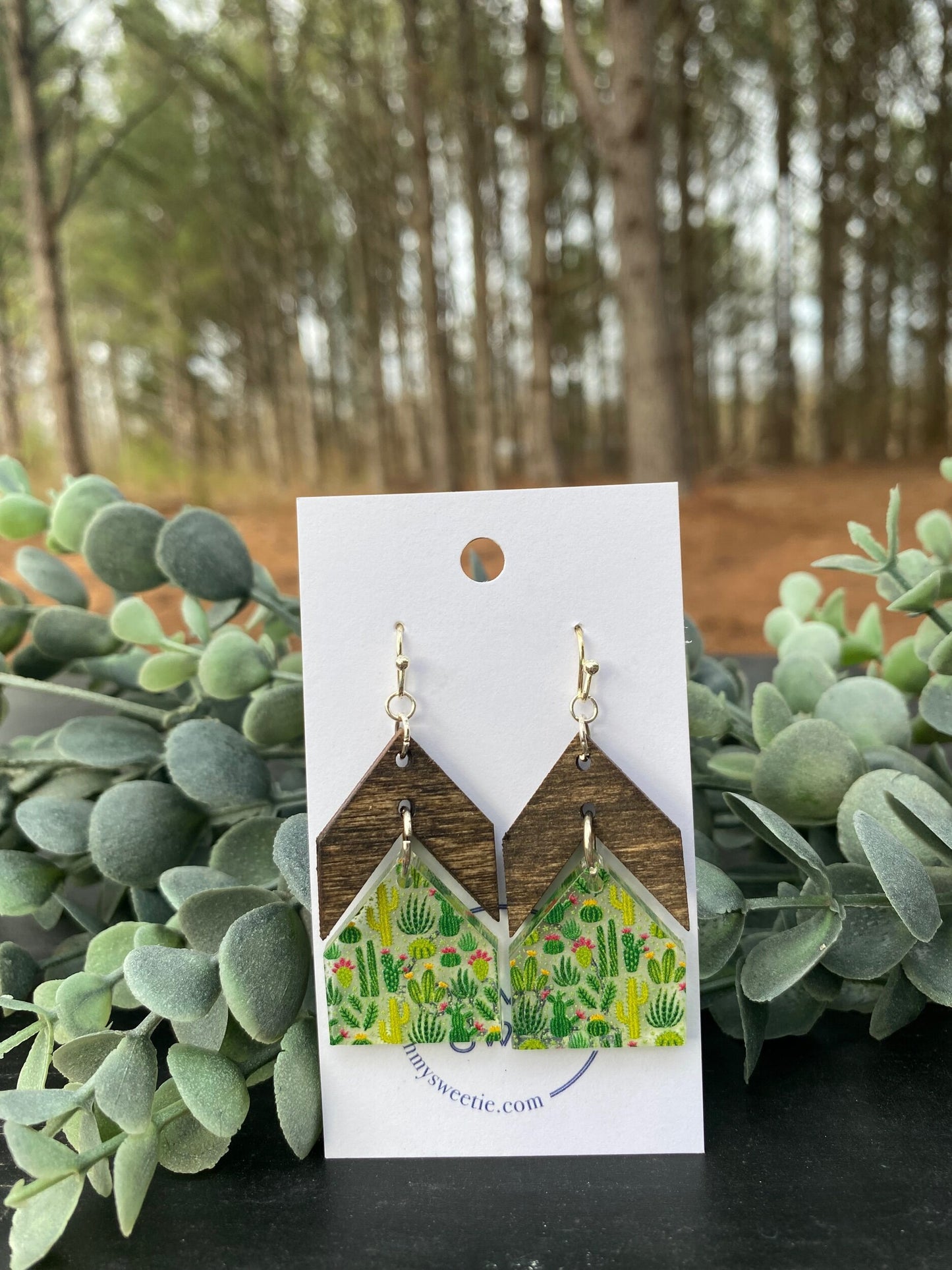 Cacti Arrow Earrings