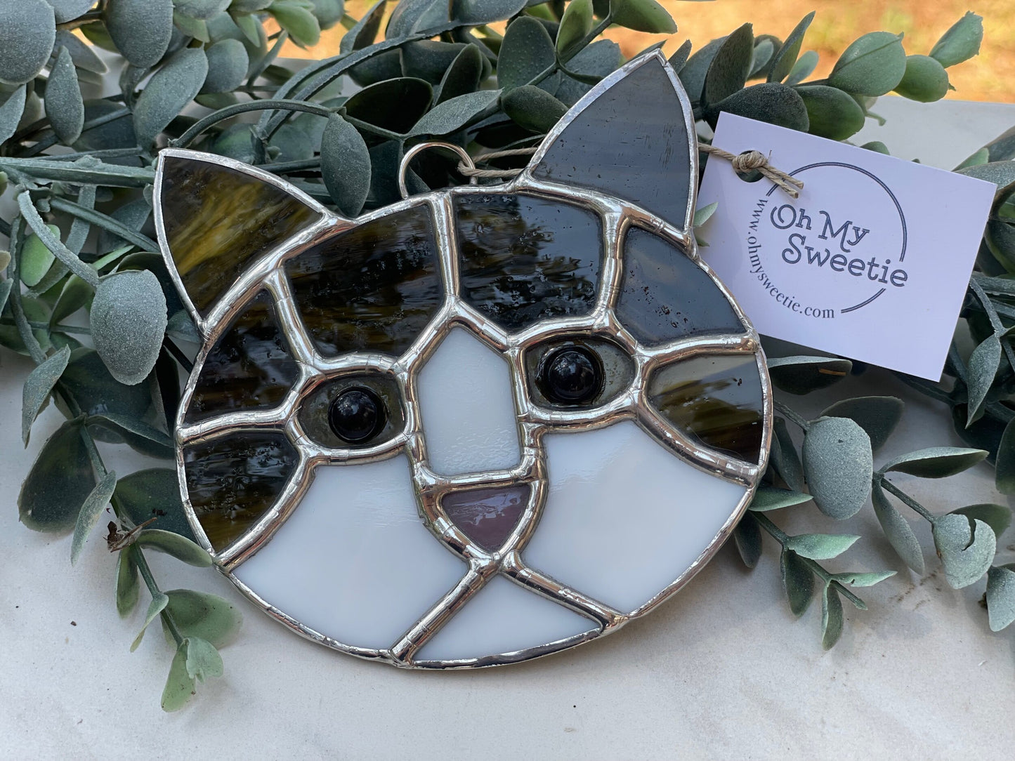 Cat Stained Glass