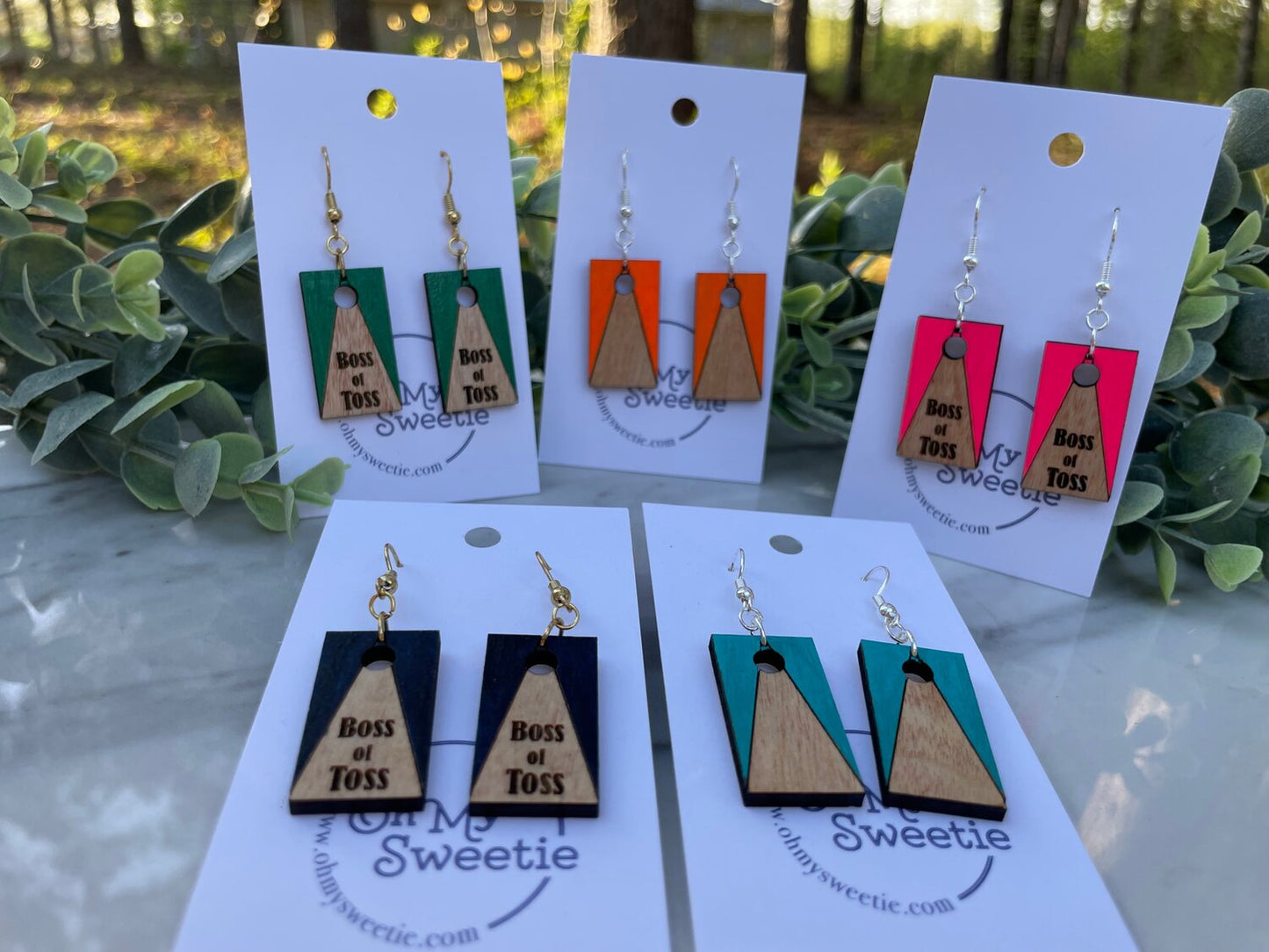 Cornhole Earrings