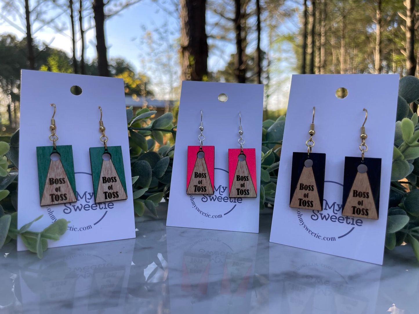Cornhole Earrings