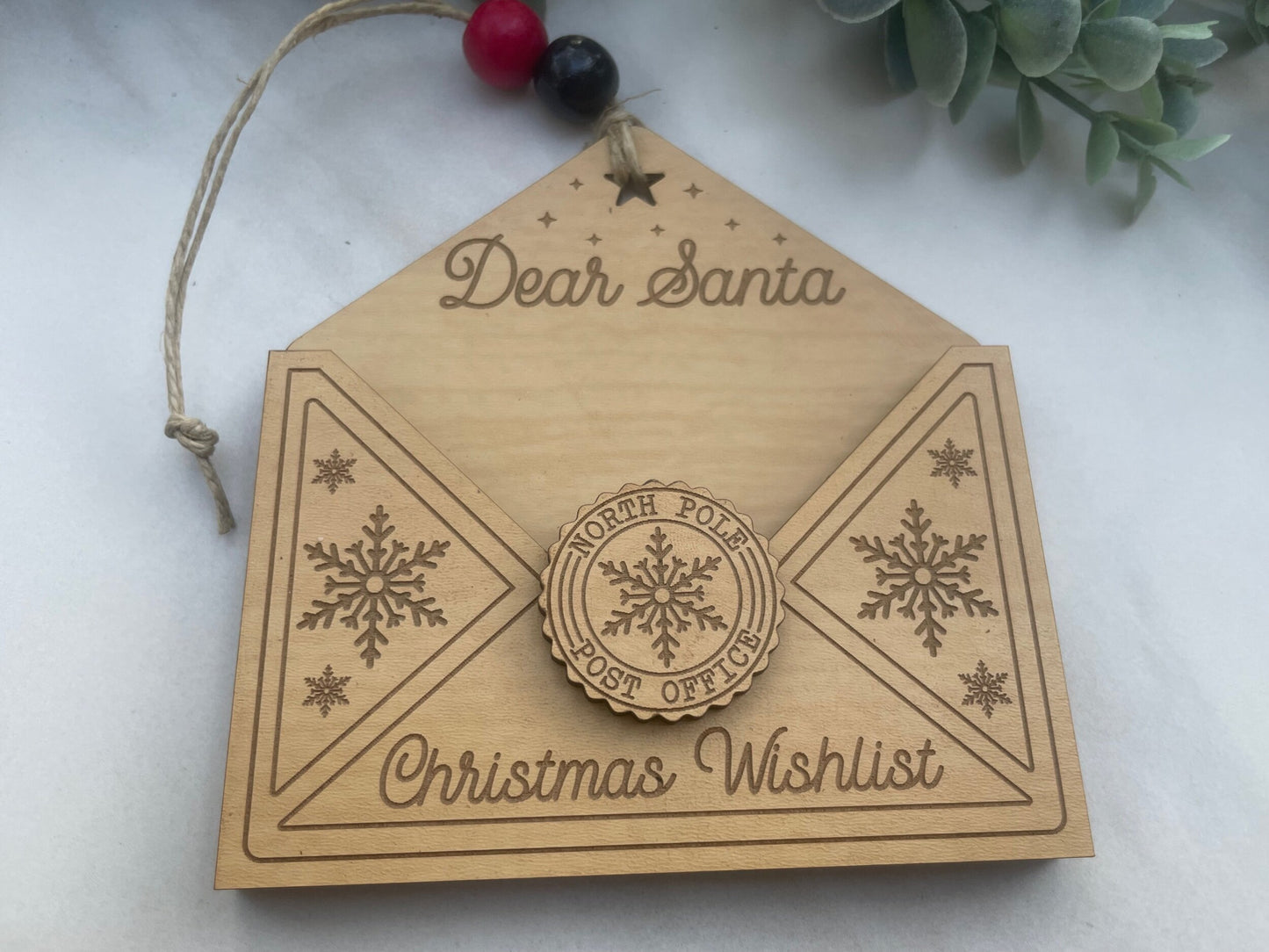 Santa Letter Ornament