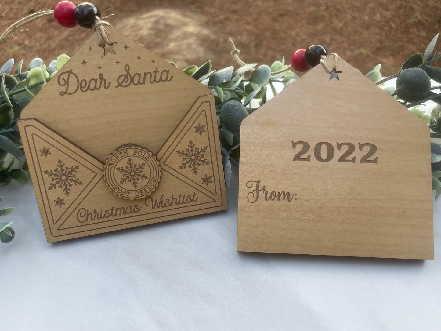 Santa Letter Ornament