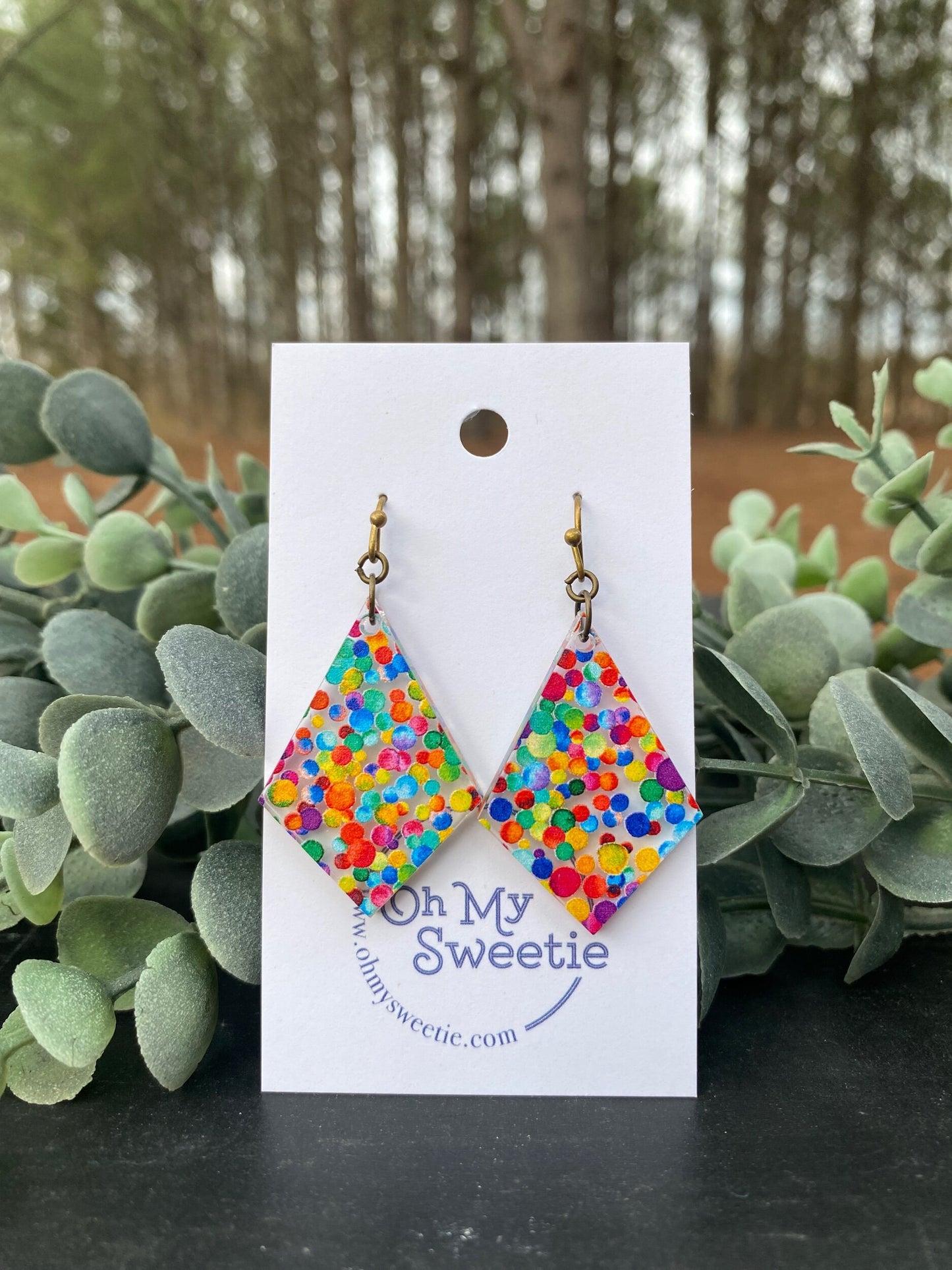 Multi-Dot Diamond Earrings