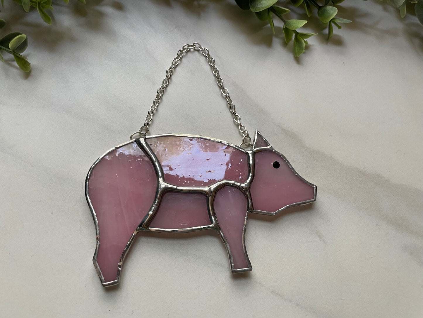 Pig Stained Glass