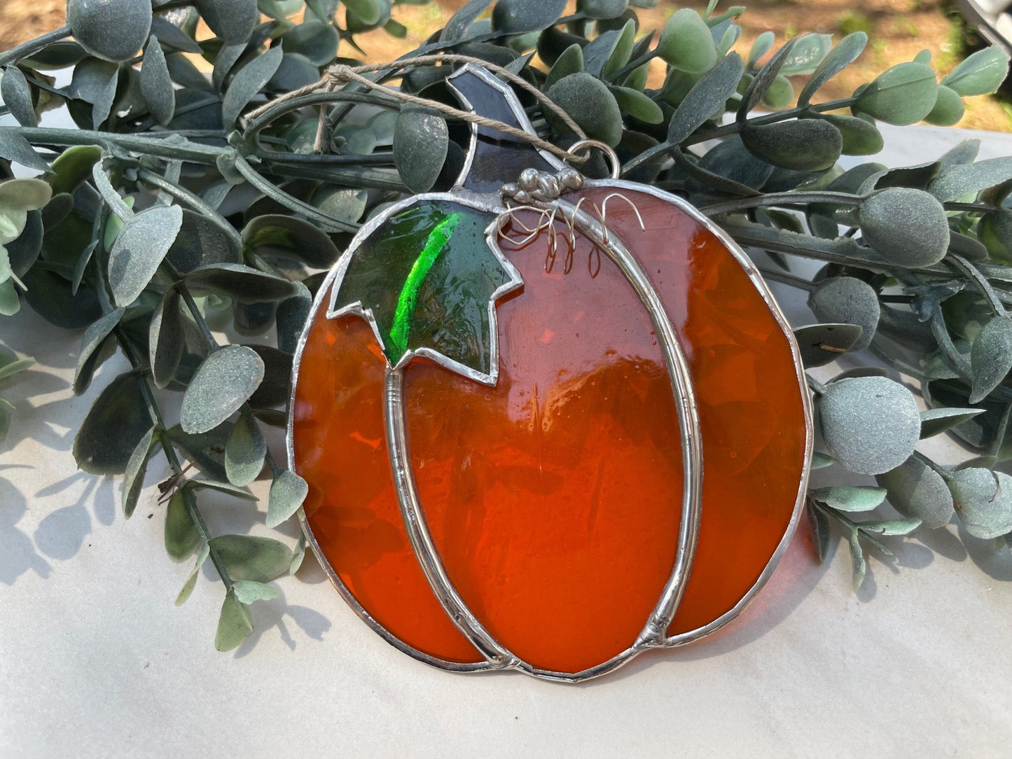 Pumpkin Stained Glass