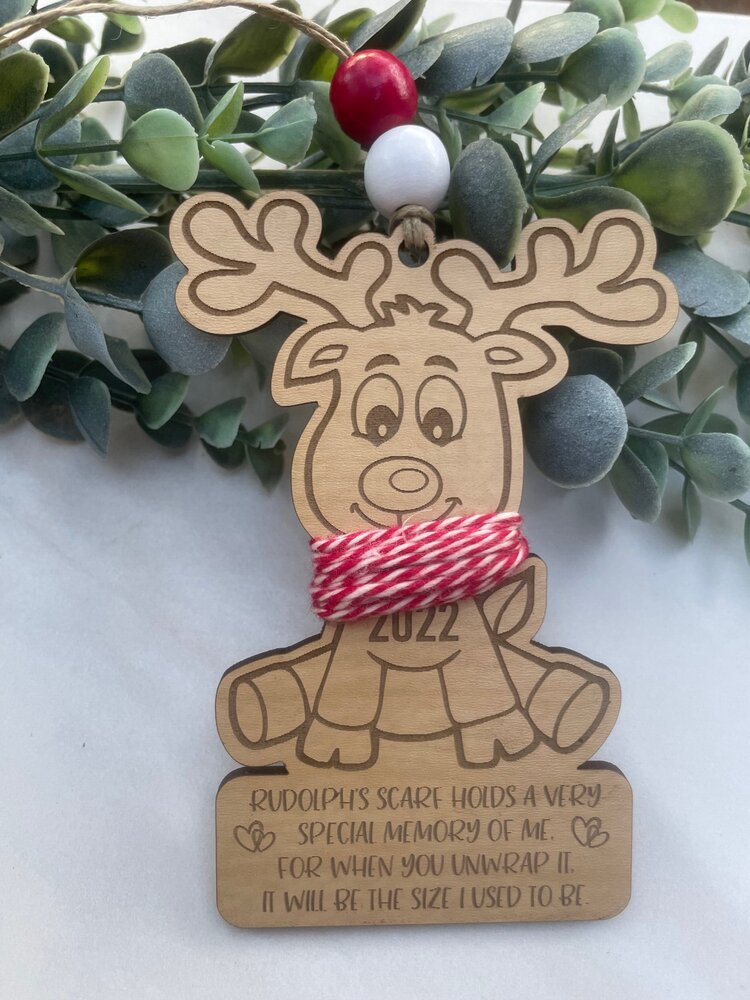 Reindeer Growth Memory Ornament