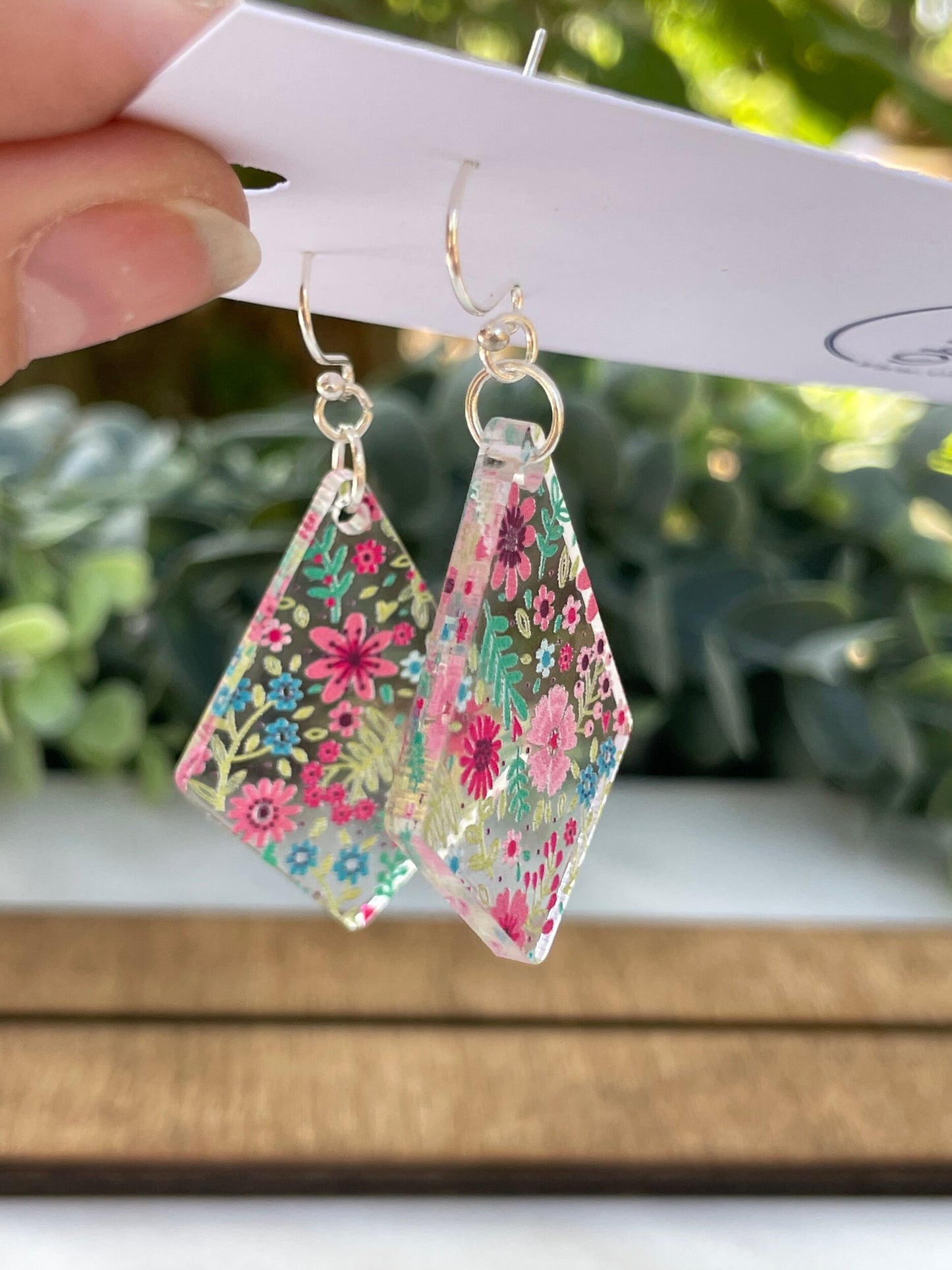 Spring Flower Diamond Earrings
