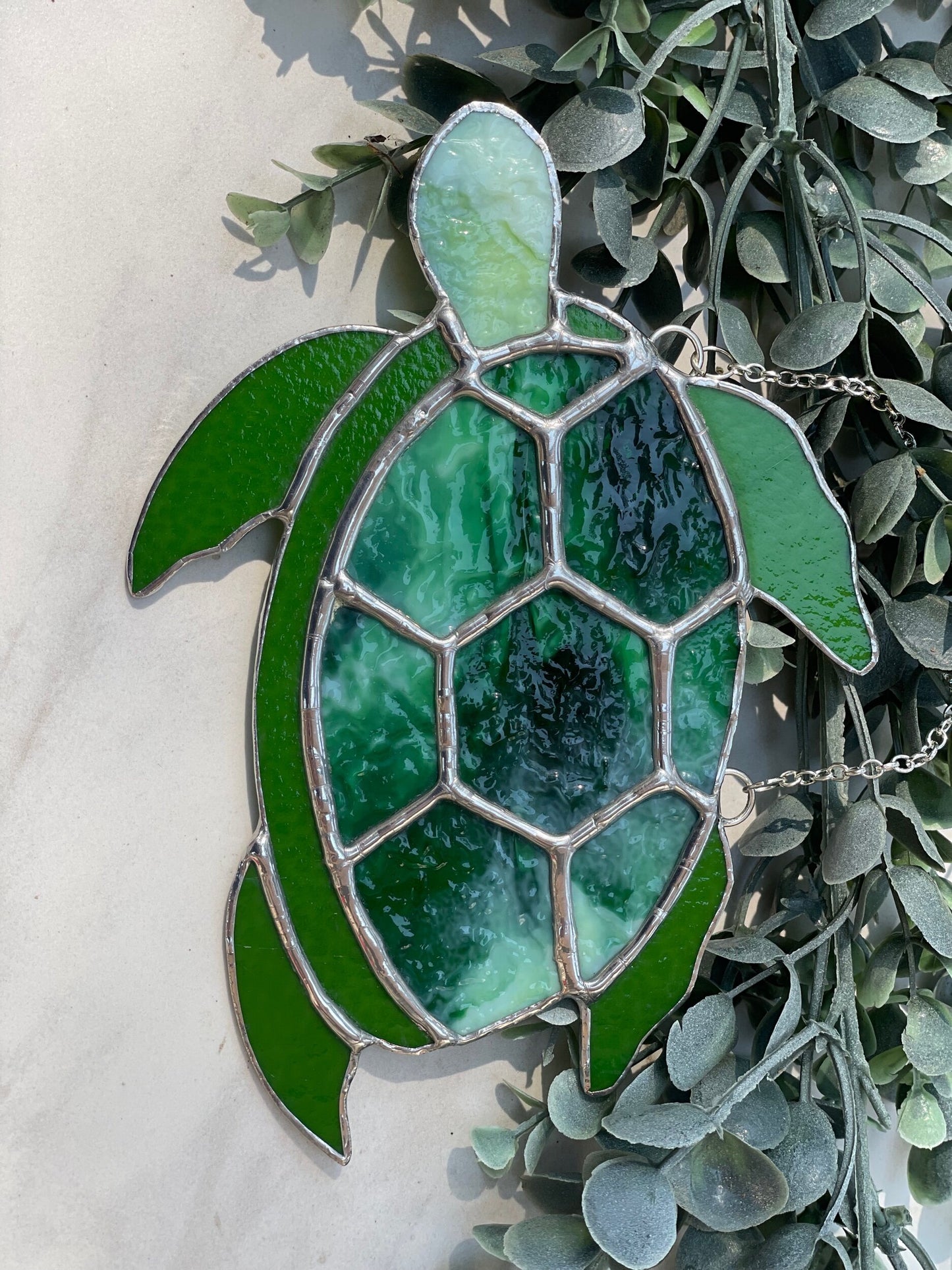 Turtle Stained Glass