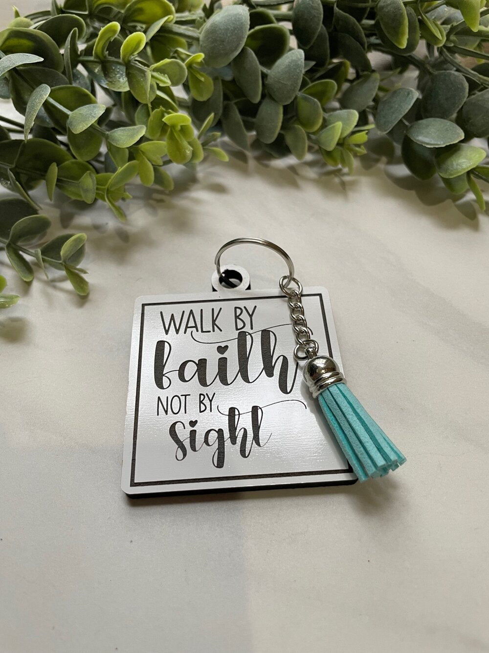 Walk by Faith Bag Tag/Keychain