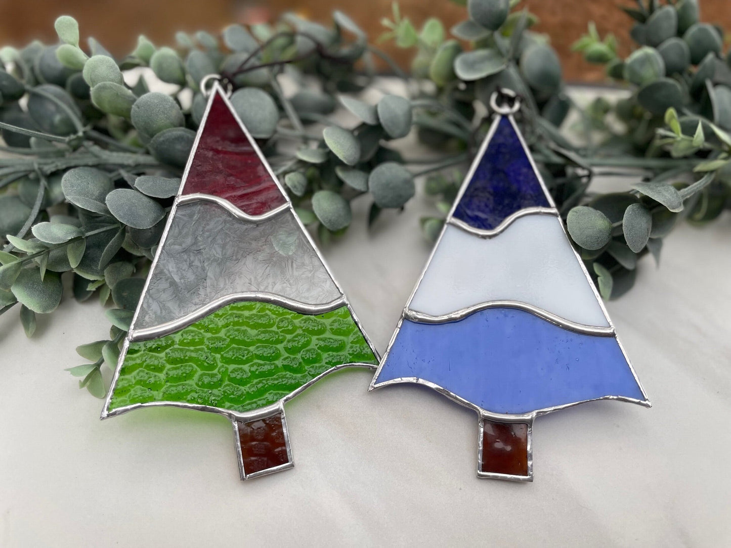 Wavy Christmas Tree Ornament
