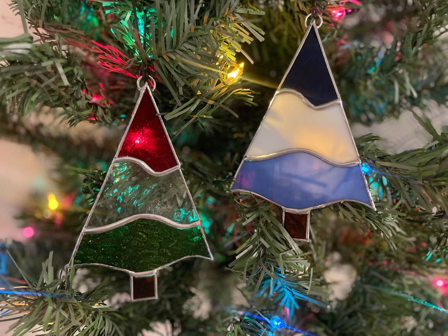 Wavy Christmas Tree Ornament
