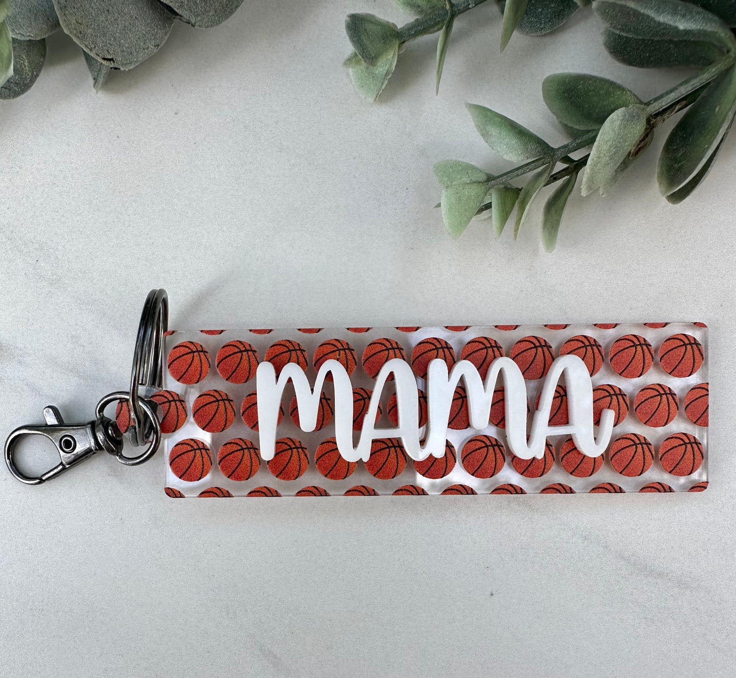 Basketball Acrylic Keychains