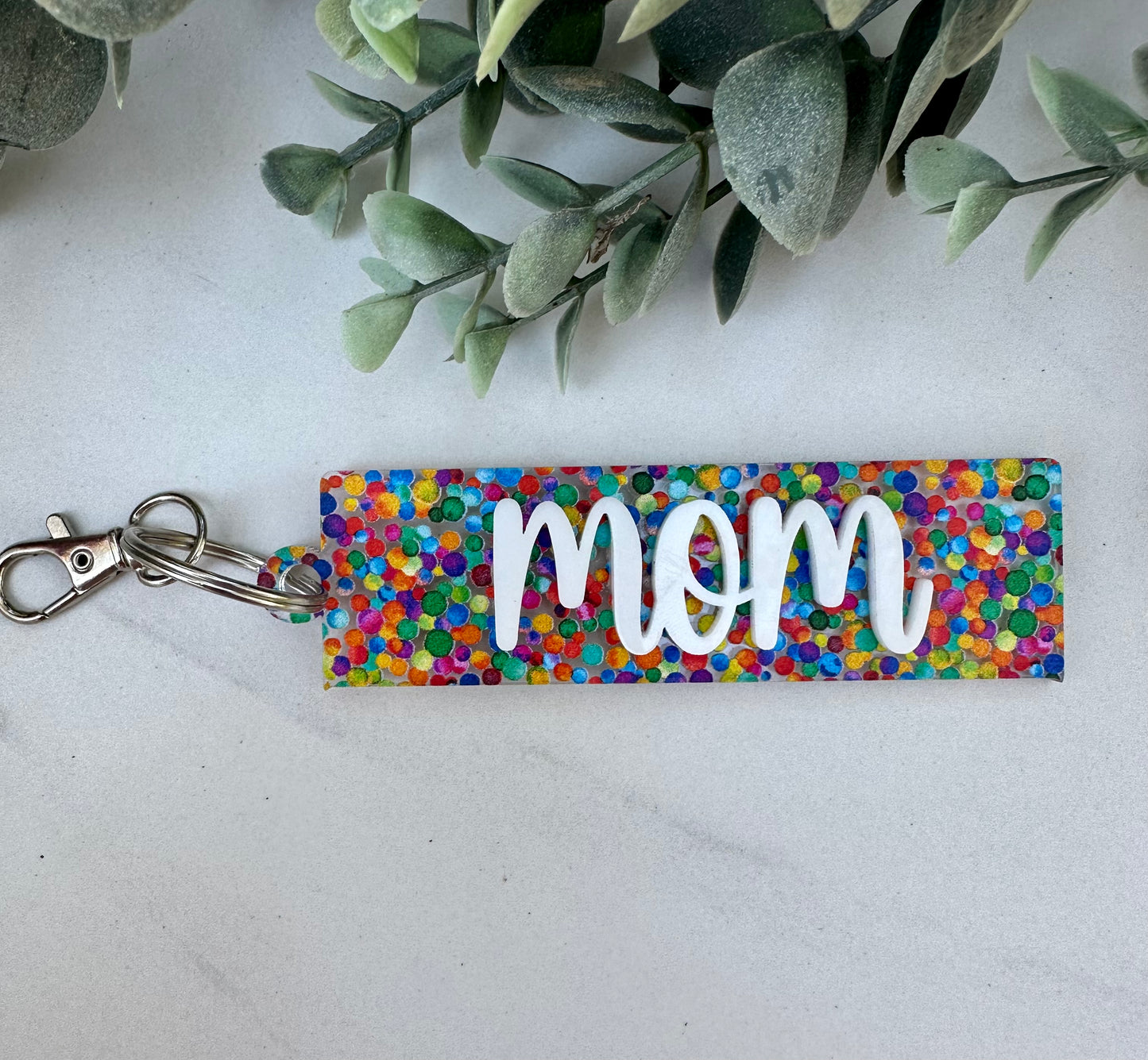 Multi Dot Keychain