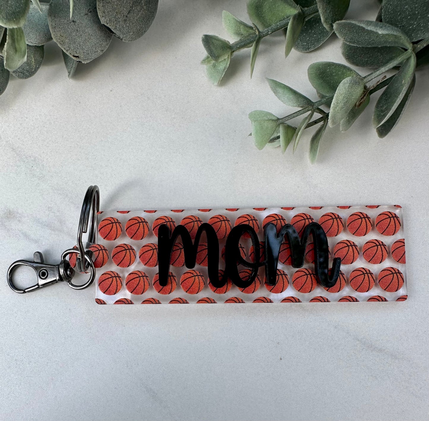 Basketball Acrylic Keychains