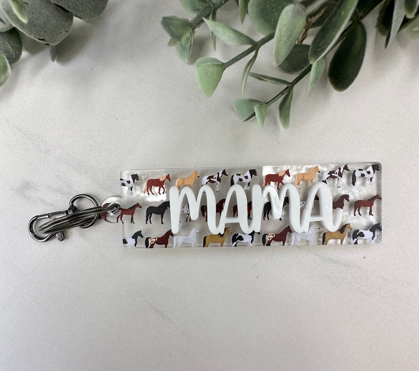 Horse Acrylic Keychain