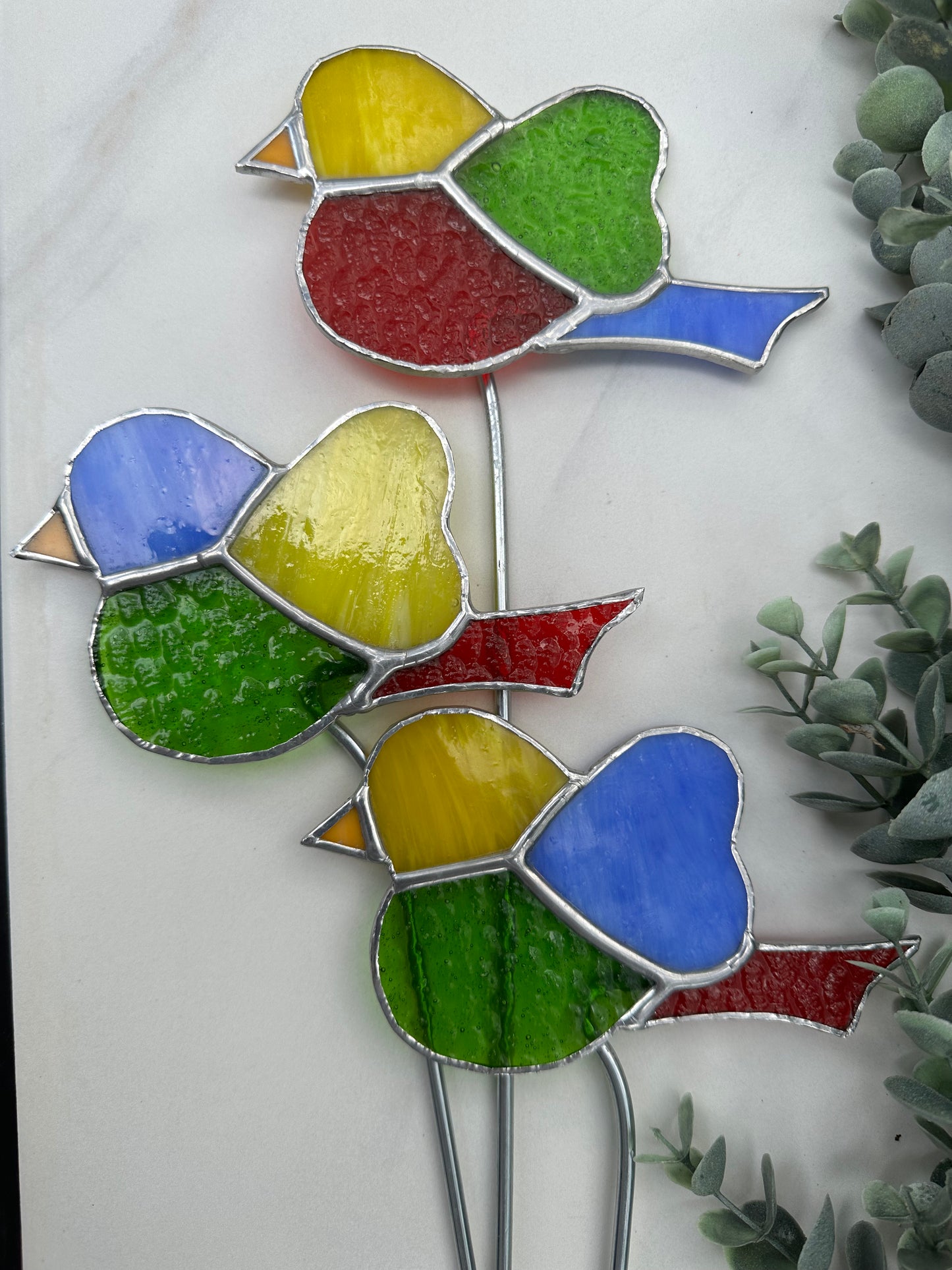 Bird Plant stake