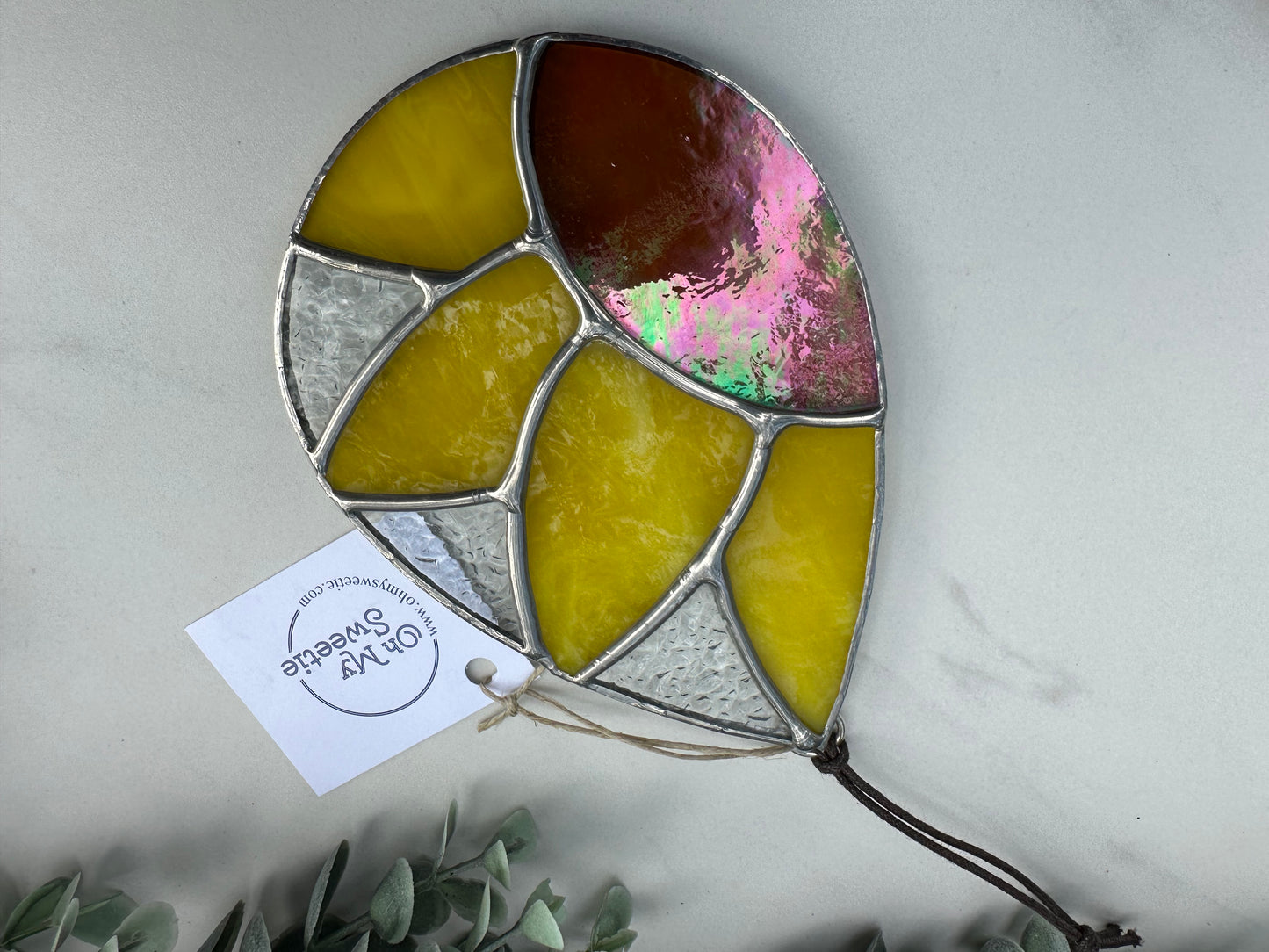 Teardrop Flower Stained Glass
