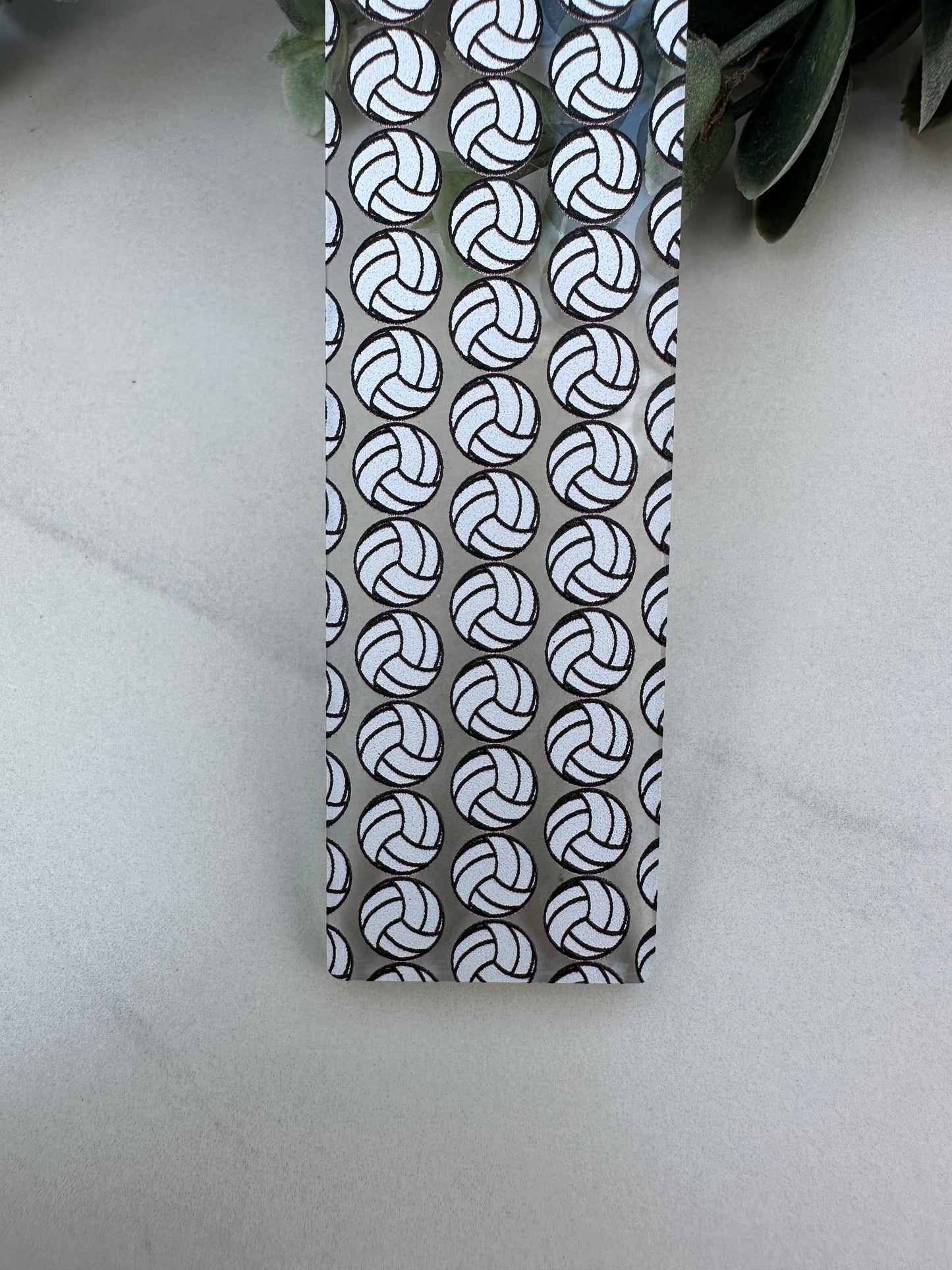Volleyball Acrylic Keychain