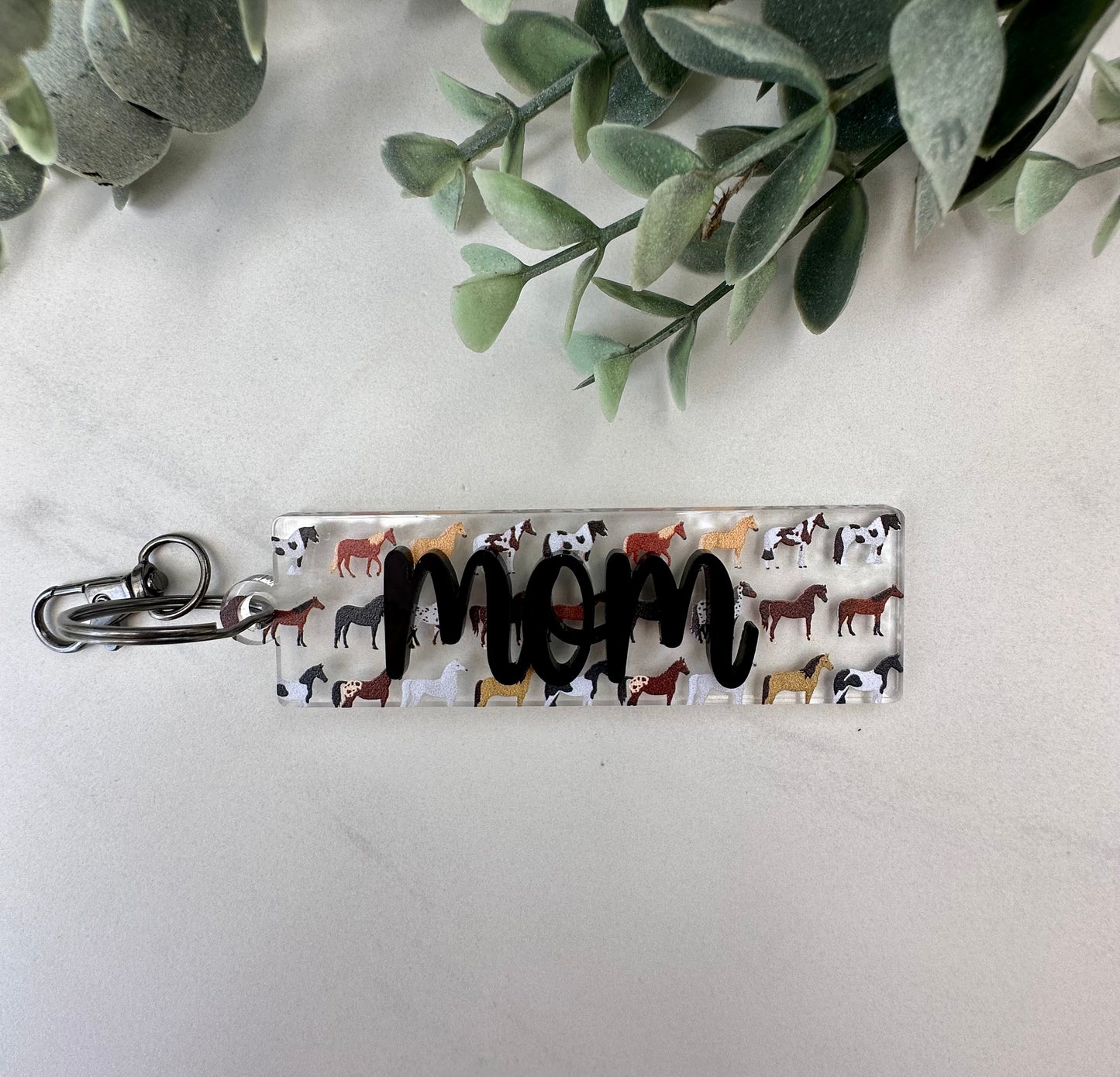 Horse Acrylic Keychain