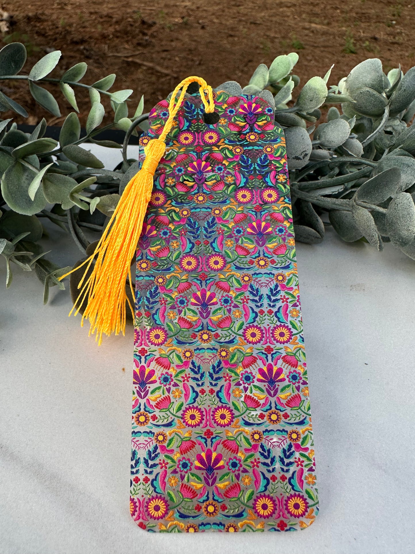 Mexican Floral Bookmark