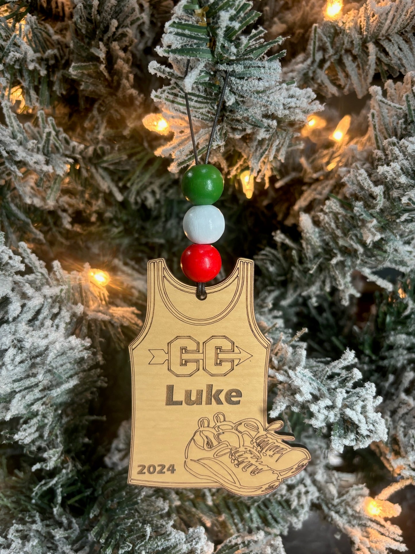 Cross Country XC Personalized Ornament