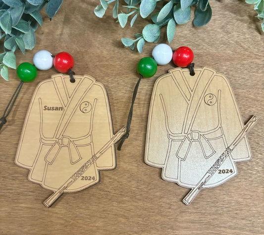 Karate Personalized Ornament