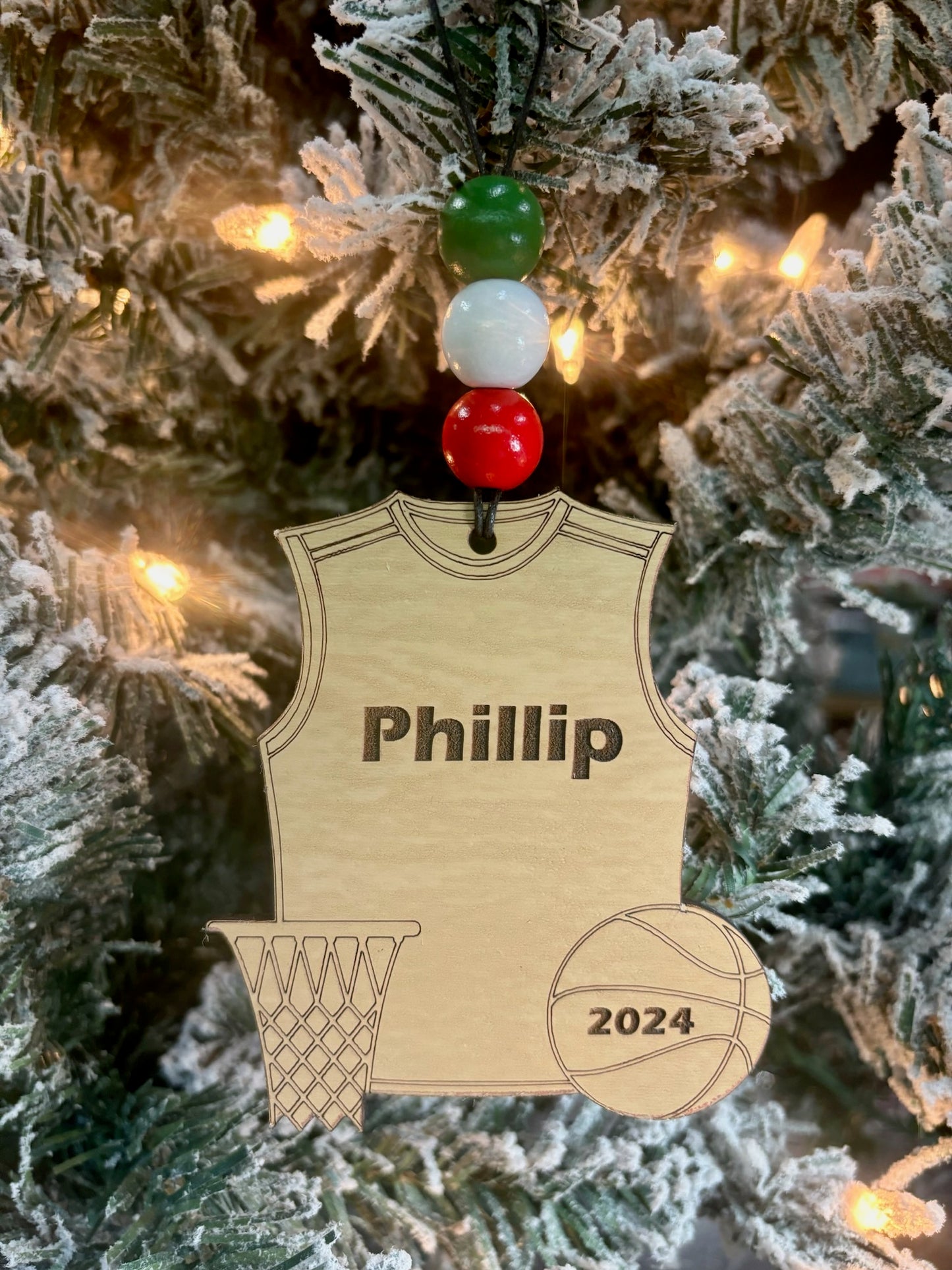 Basketball Personalized Ornament