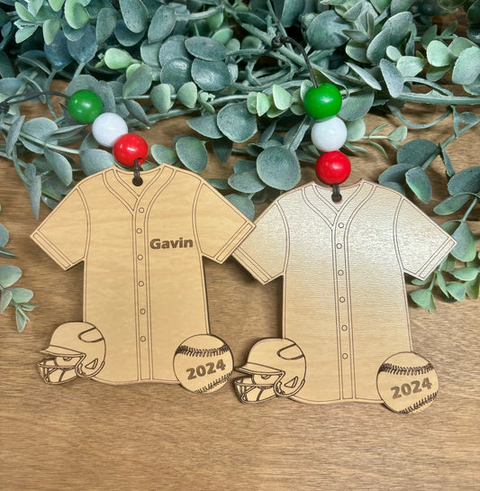 Baseball Personalized Ornament