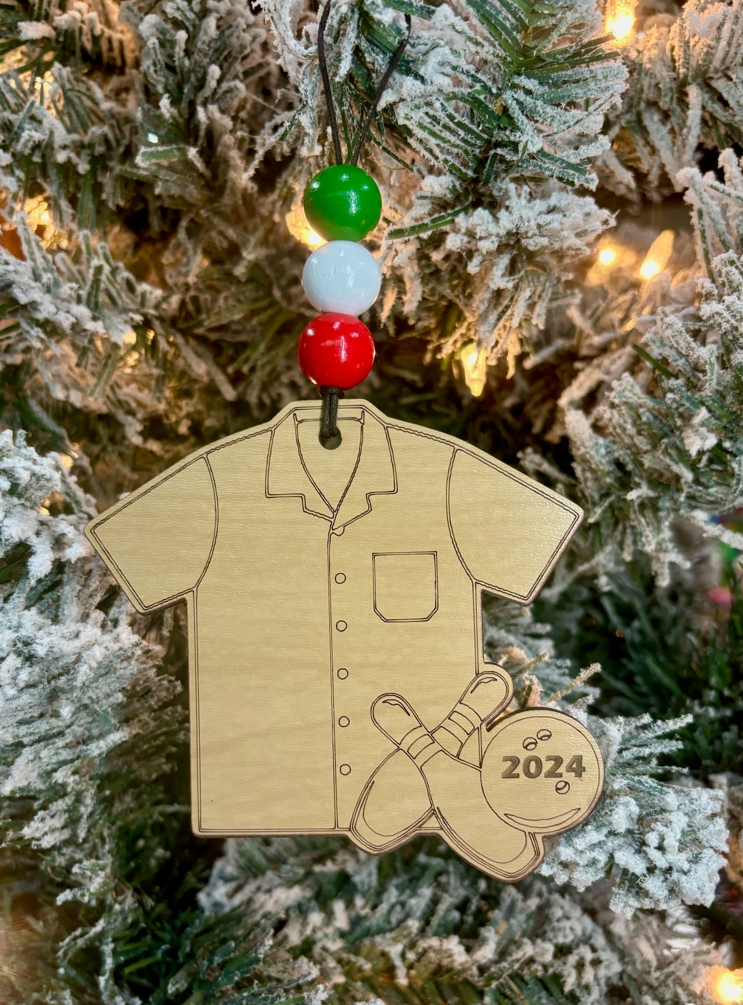 Bowling Personalized Ornament