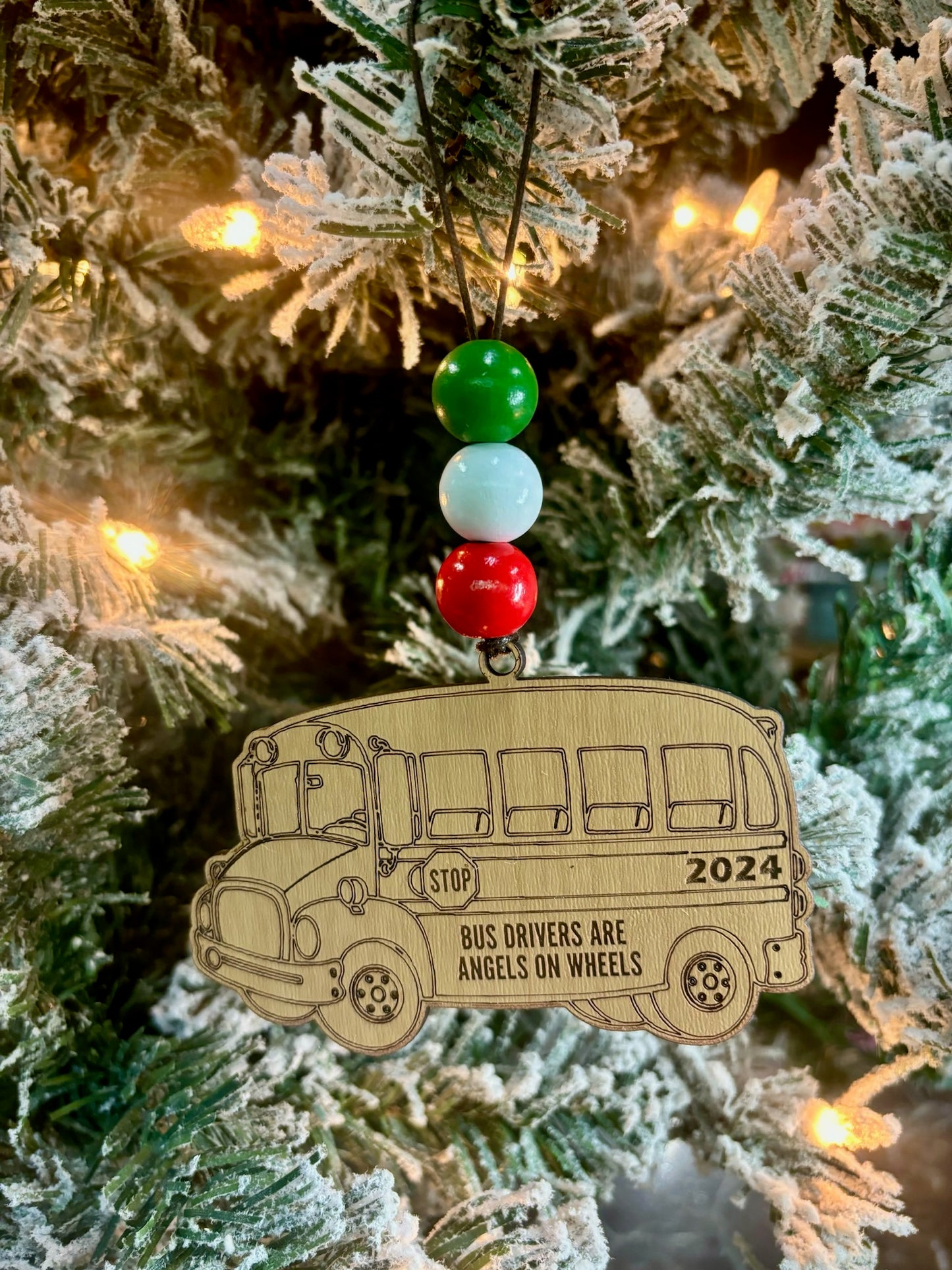 Bus Personalized Ornament