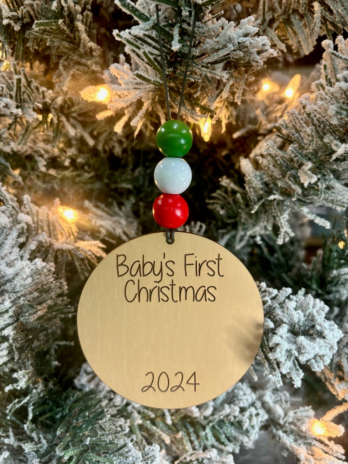 Baby’s First Personalized Ornament